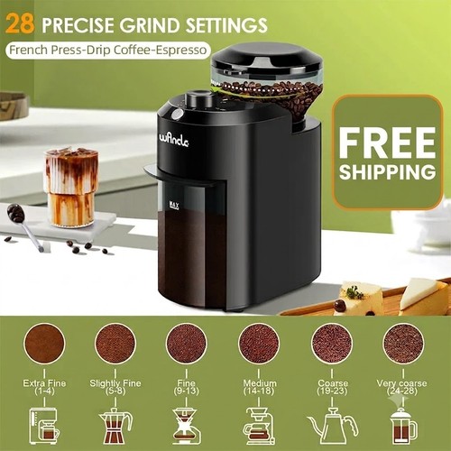 Electric burr coffee - electric, grinder