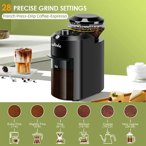 Electric burr coffee grinder - electric,