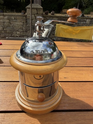 Wooden coffee bean grinder - coffee,